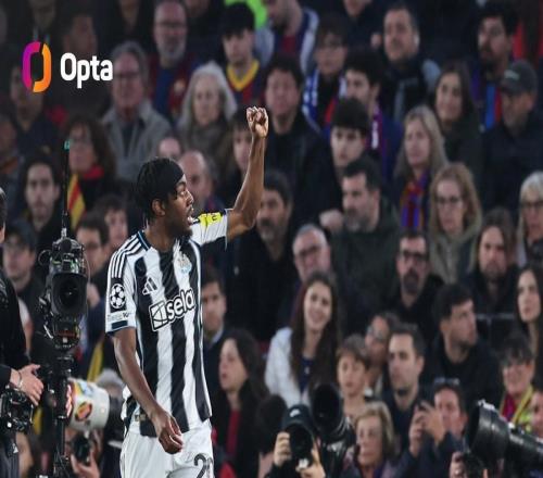 代表英超球隊(duì)歐冠做客諾坎普梅開二度，埃蘭加是歷史第二人