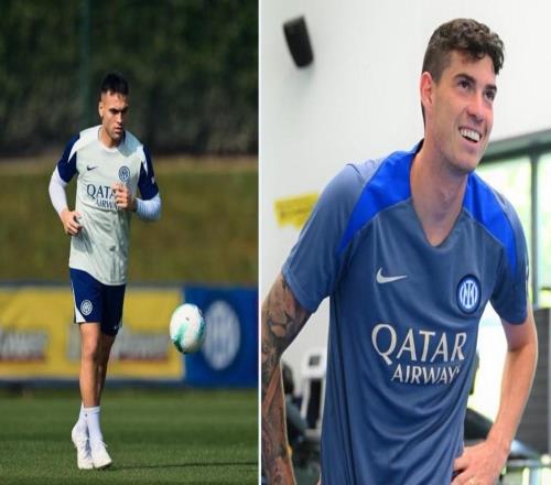 記者：巴斯托尼今天恢復(fù)完整合練，勞塔羅周末最多進(jìn)入替補(bǔ)席