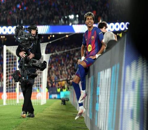 亞馬爾獨(dú)造2球，萊萬超越梅西！72血洗紐卡，巴薩晉級(jí)歐冠8強(qiáng)