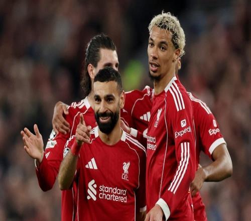 140球61助，薩拉赫利物浦生涯在安菲爾德已參與201球