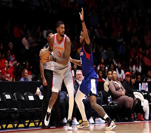 又一次打爆了楊瀚森！湖人二隊(duì)先發(fā)中鋒近來的勢頭非常強(qiáng)勁