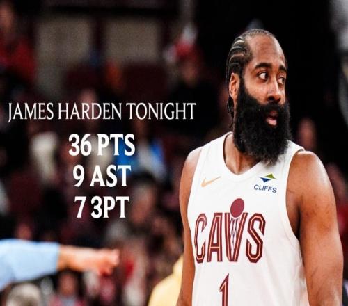 阿特金森高呼哈登拯救騎士！轟36+9+7創(chuàng)六紀錄36歲仍托底超巨