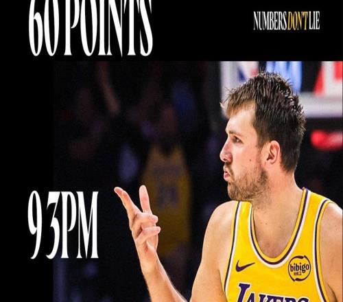 東契奇引全美熱議：八連勝場均41+9+7湖人已存雙山羊9次50+全勝