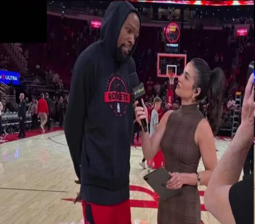 杜蘭特盯著美女主持人看被SGA調(diào)侃：犯規(guī)！KD：把兩罰給亞歷山大