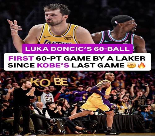 自科比退役戰(zhàn)之后，東契奇是湖人首位單場砍下60分的球員