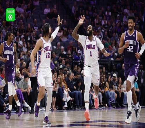 76人139118大勝國王，VJ埃奇庫姆38+7+11，賈斯汀愛德華茲32分