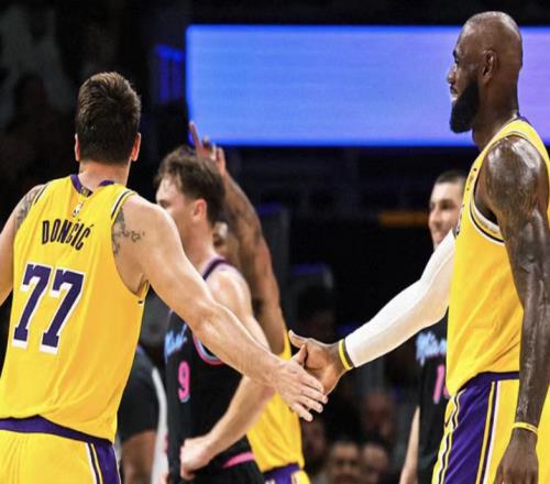 湖人134126熱火8連勝，此戰(zhàn)誕生3個事實(shí)，東契奇60分老詹三雙