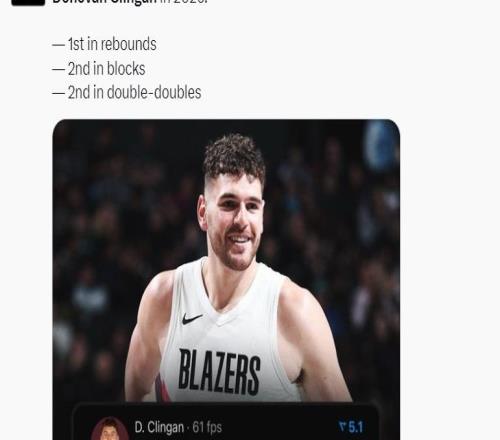 近五戰(zhàn)三取20+10！克林根跨年后3數(shù)據(jù)聯(lián)盟前二楊瀚森怎奪他之位