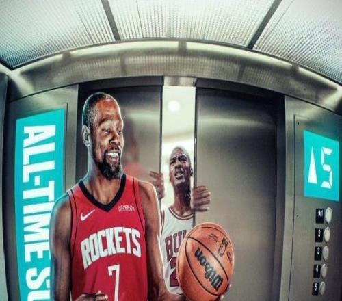 杜蘭特生涯總得分超越喬丹比喬丹少用2357次出手