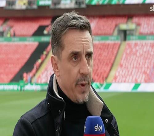 內(nèi)維爾：英聯(lián)杯我更看好槍手，但永遠不能低估瓜迪奧拉的球隊