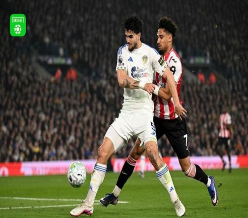 利茲聯(lián)00布倫特福德，主隊連續(xù)4場英超被零封，小蜜蜂2射正