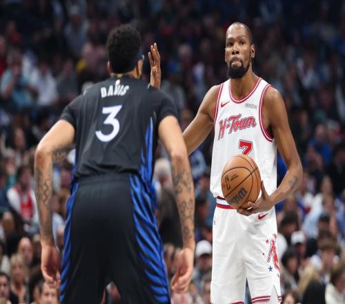 若包夹杜兰特，季后赛可横扫火箭队名宿发声：航天城射手难解围