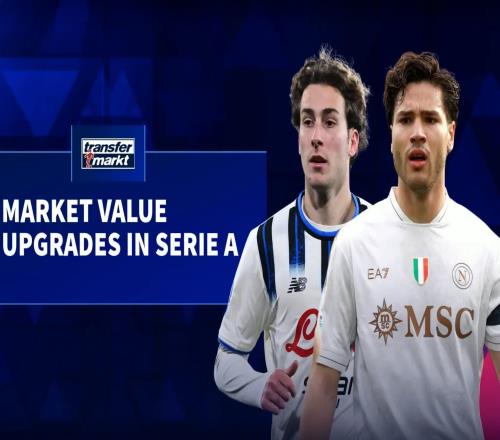 意甲漲幅榜：韋爾加拉上漲1250萬第1，皮奧和馬倫上漲1000萬