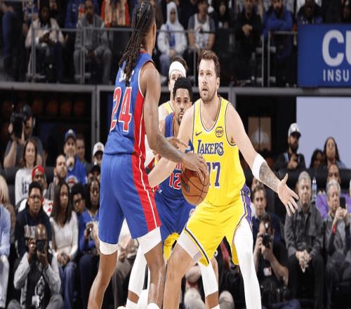 東契奇32分活塞終結(jié)湖人9連勝詹姆斯半場0分詹金斯30分