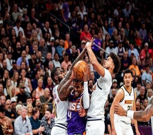 約基奇23+17+17神射4記三分，布克打鐵拖后腿，掘金三殺太陽