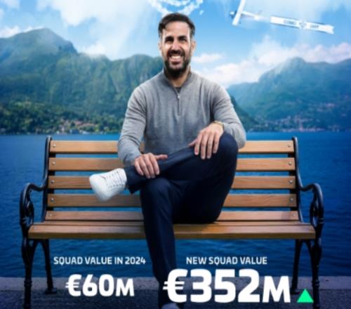 2年身價(jià)暴漲近3億歐！法布雷加斯創(chuàng)造奇跡，回英超接班瓜迪奧拉