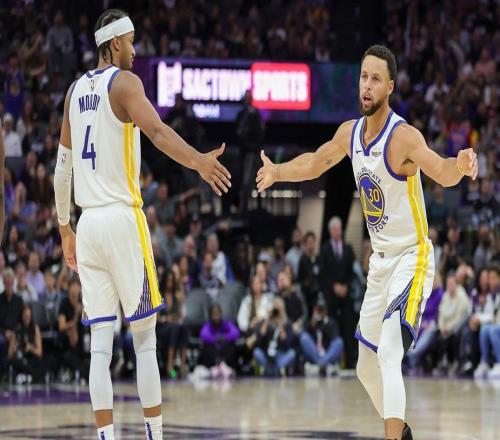 勇士隊(duì)因斯蒂芬?guī)炖锖湍ξ髂碌系膫《嚾莶徽?，迎?zhàn)籃網(wǎng)