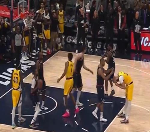 明著擺爛步行者0.1秒落后1分獲2罰，赫夫兩罰不中送走比賽