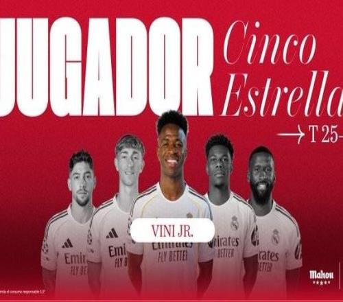 6場4球1助，皇馬官方：維尼修斯當選隊內(nèi)3月最佳球員