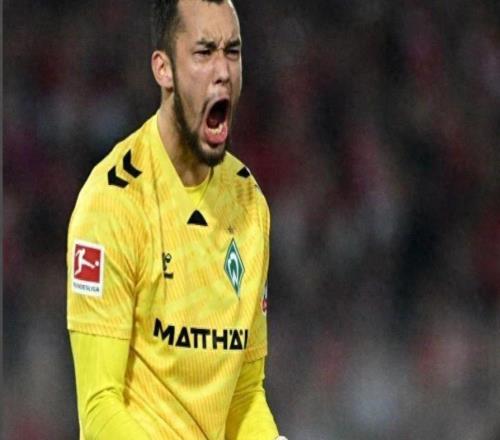 身价暴涨6倍！德媒曝不莱梅21岁日德混血门将今夏或遭出售