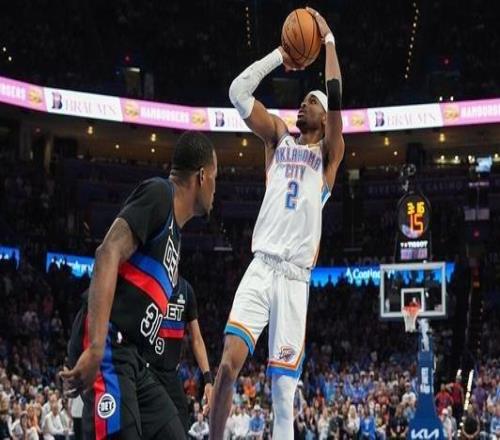 亚历山大47+5里德21+10雷霆加时险胜活塞