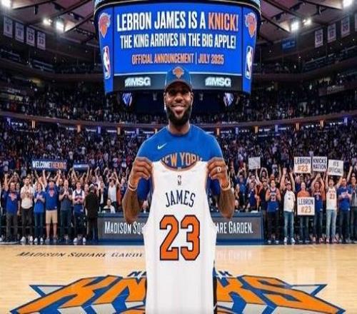 詹姆斯加盟尼克斯拆主力换41岁老汉打一年值吗