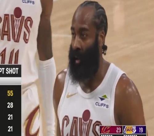 本賽季造三分犯規(guī)榜：哈登55次斷層領(lǐng)先，鮑威爾28次位居次席