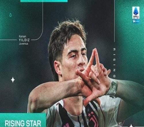 4場(chǎng)貢獻(xiàn)2球2助攻，伊爾迪茲當(dāng)選意甲3月最佳U23球員