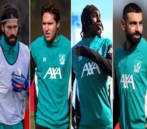 斯洛特：相信萨拉赫和基耶萨可出战曼城，阿利松仍将缺阵