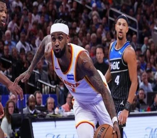 沃克32+4约翰逊18+14+8老鹰客场轻取魔术