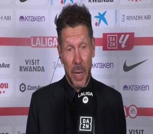 西蒙尼：不聊紅牌改判的事，輸都輸了說(shuō)什么都沒用