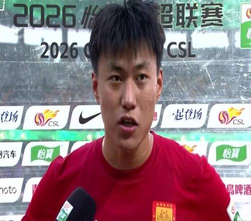 杜月徵談進球：前面沒什么支援，自己干吧，隊友長傳比較到位