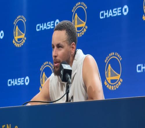 目標(biāo)贏兩場(chǎng)附加賽！庫(kù)里：原以為最多10天復(fù)出從未考慮賽季報(bào)銷(xiāo)