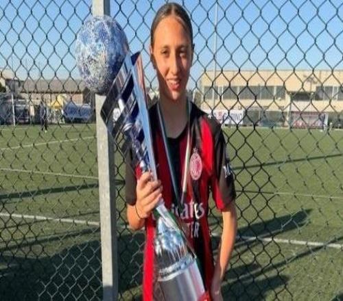 莫德里奇女兒贏得了U13錦標(biāo)賽的冠軍，她在決賽里擊敗了尤文