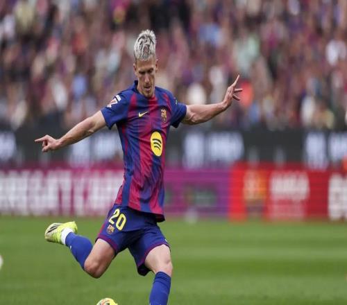 每體：踢偽九表現(xiàn)出色，奧爾莫有望成為巴薩對(duì)馬競(jìng)的X因素