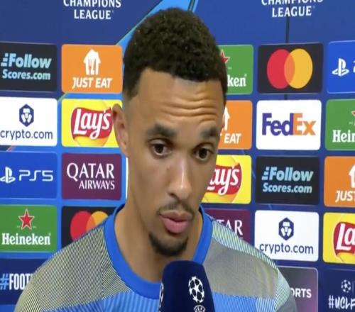 阿諾德：這只是半場，我們的目標(biāo)是贏得歐冠冠軍