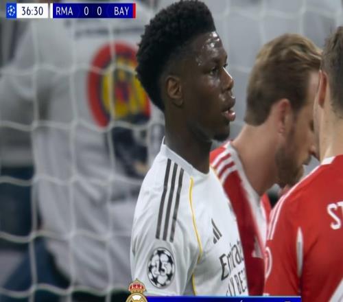 放倒奧利塞染黃，楚阿梅尼累積3黃缺席歐冠八強(qiáng)戰(zhàn)次回合