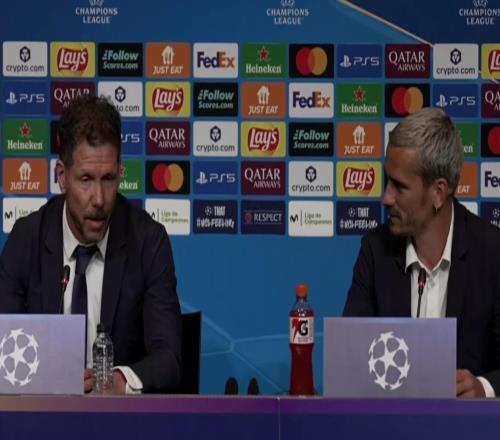 真情流露，西蒙尼在新聞發(fā)布會(huì)上致敬賽季末將離隊(duì)的格列茲曼