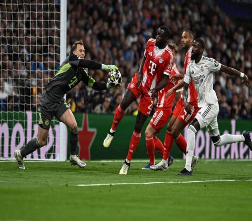 歐冠客勝皇馬，拜仁終結魔咒