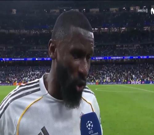 呂迪格：在拜仁兩個進(jìn)球中，我們送了兩次大禮