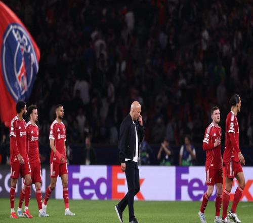 利物浦客負(fù)巴黎預(yù)期進(jìn)球值僅0.17，為斯洛特治下最低