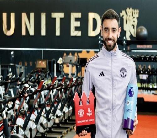 B費(fèi)6次月最佳追平C羅，曼聯(lián)球迷：這獎(jiǎng)杯像個(gè)網(wǎng)球罐