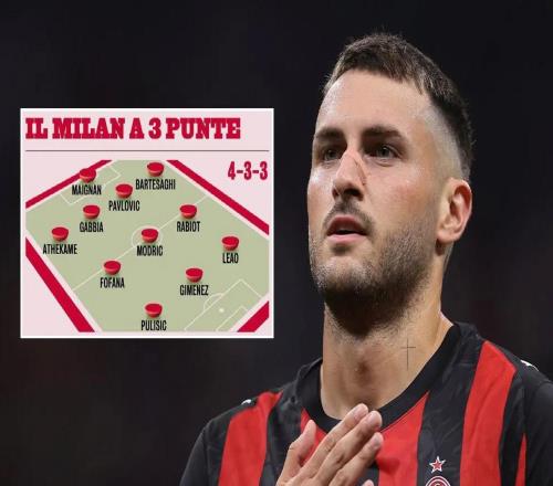 米蘭或變陣433，托莫里薩56將被犧牲，阿泰卡梅希門尼斯上位