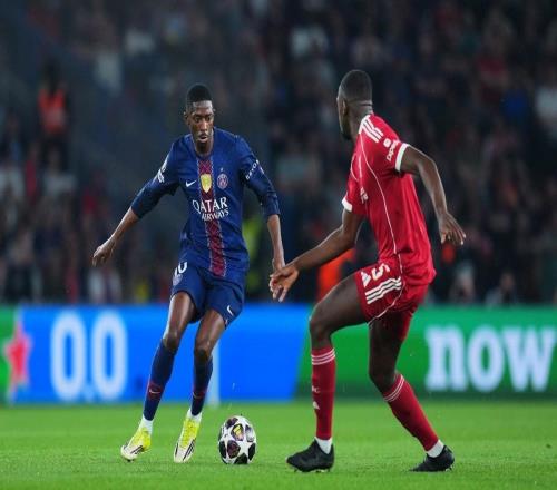 巴黎vs利物浦半場(chǎng)數(shù)據(jù)：控球率75%25%，射門80