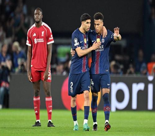 歐冠綜述：大巴黎20利物浦！進(jìn)4強(qiáng)占先機(jī)，十人巴薩主場(chǎng)02馬競(jìng)