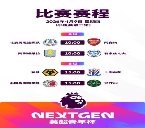英超青年杯：阿森納U15隊(duì)40北京選拔隊(duì)，以小組頭名出線(xiàn)
