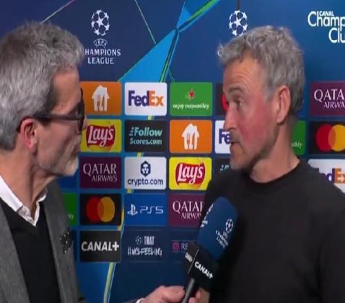 恩里克：我們踢得非常出色，本應(yīng)打進更多進球，我覺得很可惜