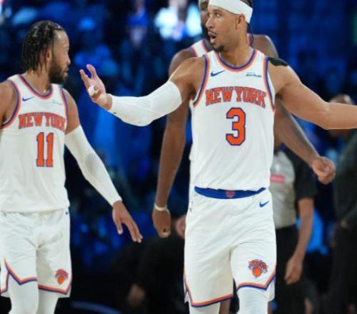 哈登危险！尼克斯112106胜凯尔特人，布伦森25+10，唐斯16+12+4