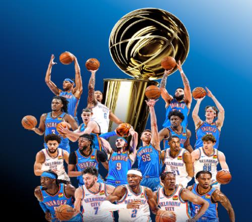 雷霆統(tǒng)治力：連續(xù)兩季奪常規(guī)賽冠軍亞歷山大連140場20+沖2連冠