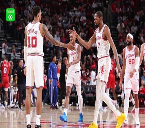 火箭113102力克76人豪取8連勝，杜蘭特29+7+5，小賈19+5